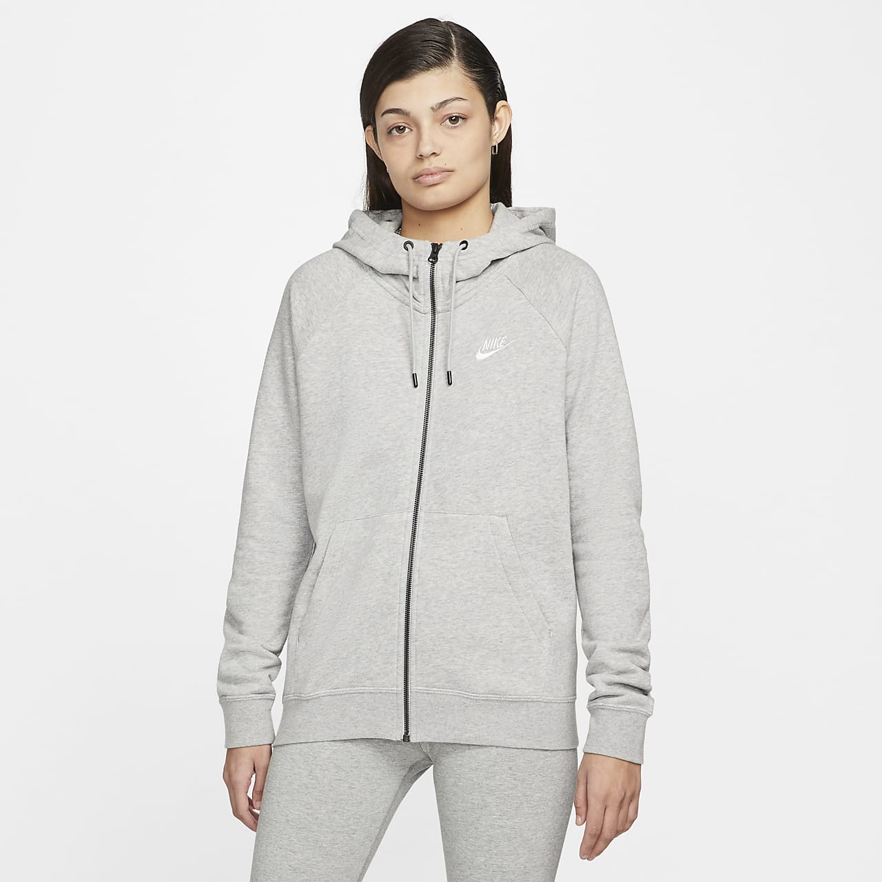 South nike sportswear essential  fleece hoodie body type from