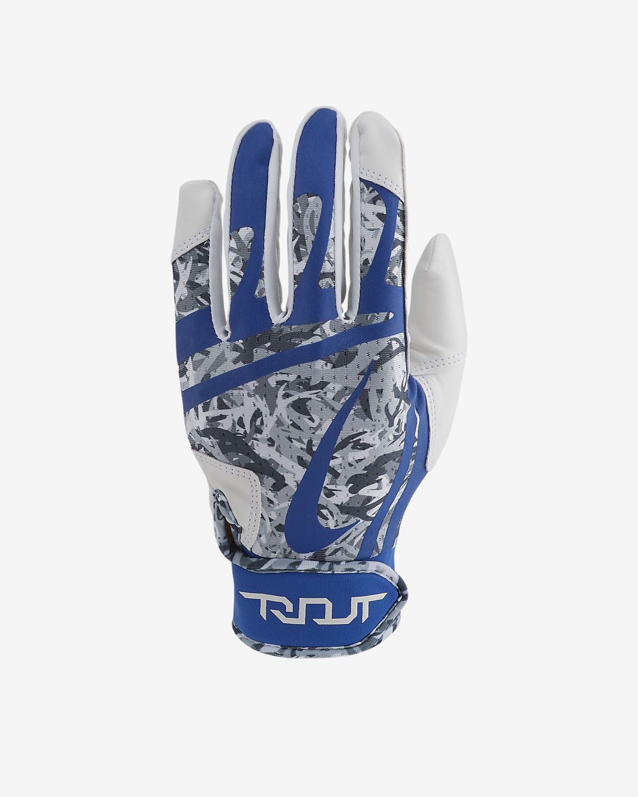 blue nike batting gloves