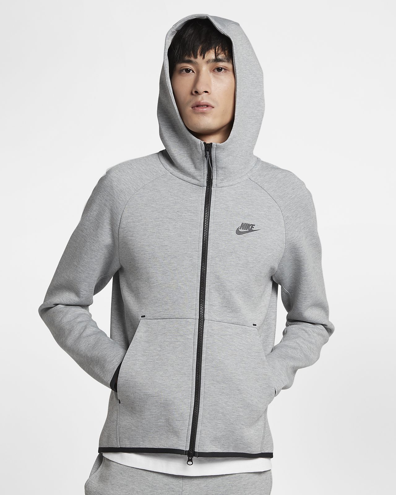 Nike Sportswear Tech Fleece Herren Hoodie mit durchgehendem Reißverschluss Nike Sportswear Tech Fleece Herren Hoodie mit durchgehendem Reißverschluss