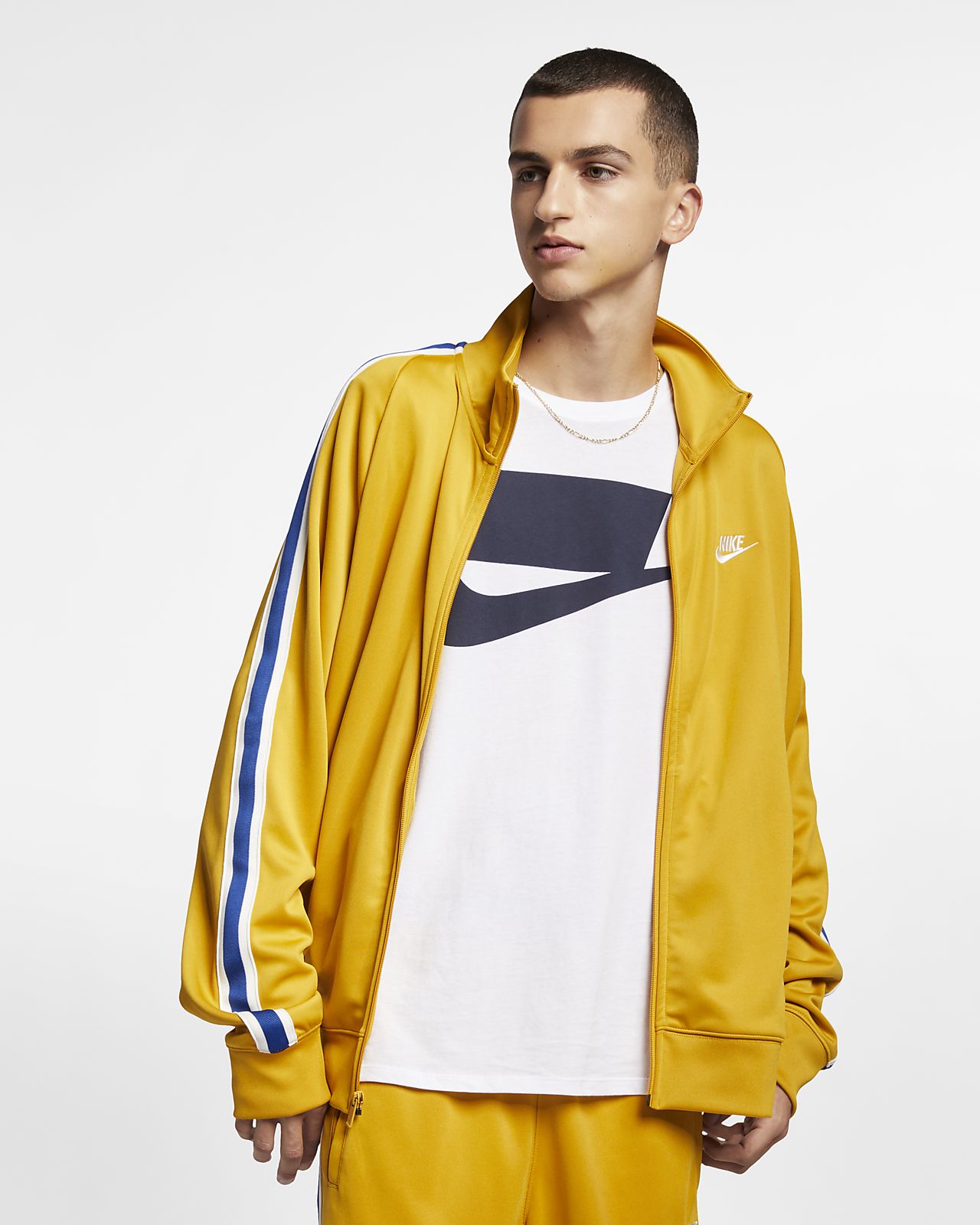 Uomo Nike Giacca Sportswear N98 Maglia Da loose Riscaldamento Fit In qawPwzIO