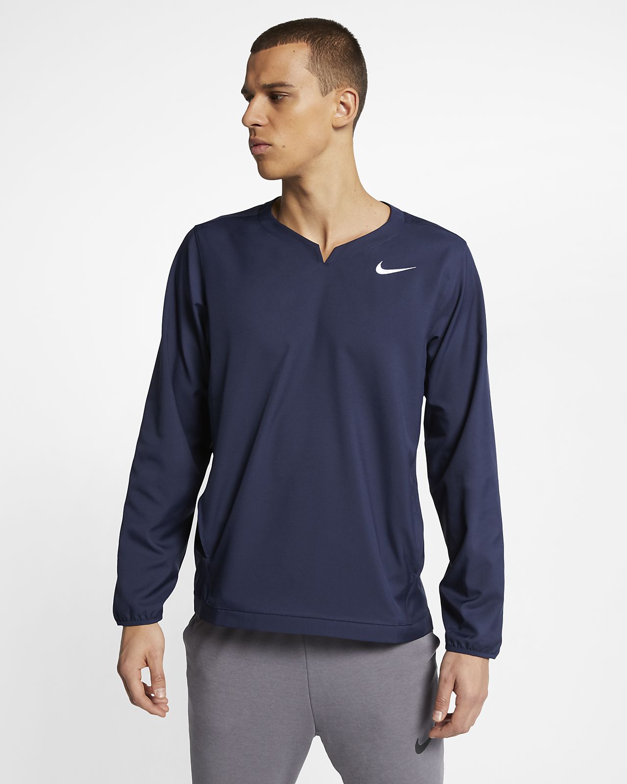 nike baseball pullover jacket