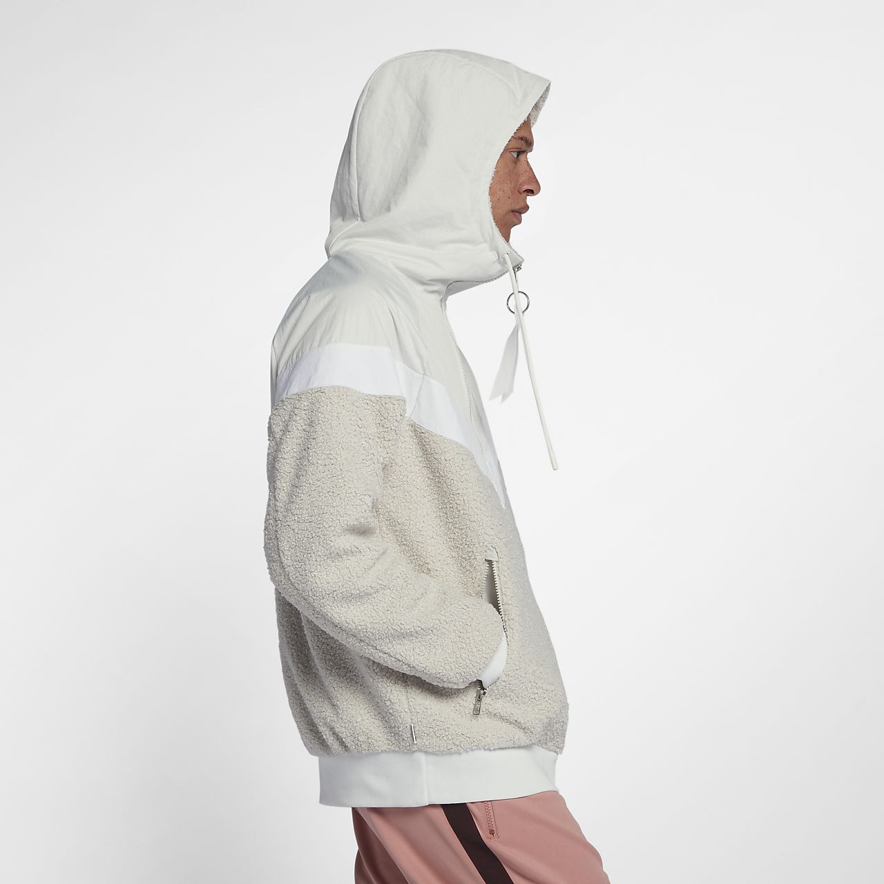 men's sherpa hoodie nike sportswear windrunner tech fleece