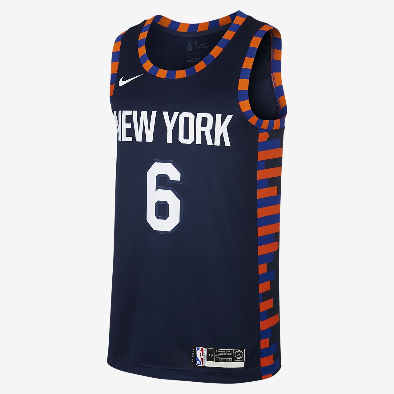 Kristaps PorziÅÄ£is City Edition Swingman (New York Knicks) Men's Nike NBA Connected Jersey