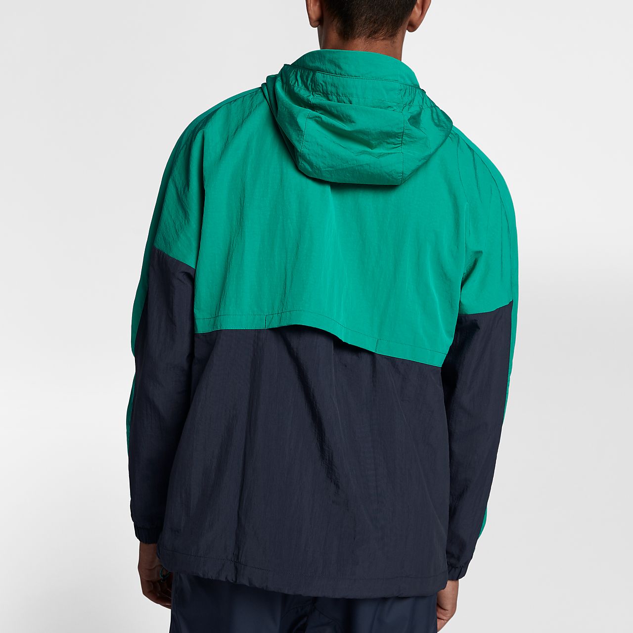 teal nike windbreaker