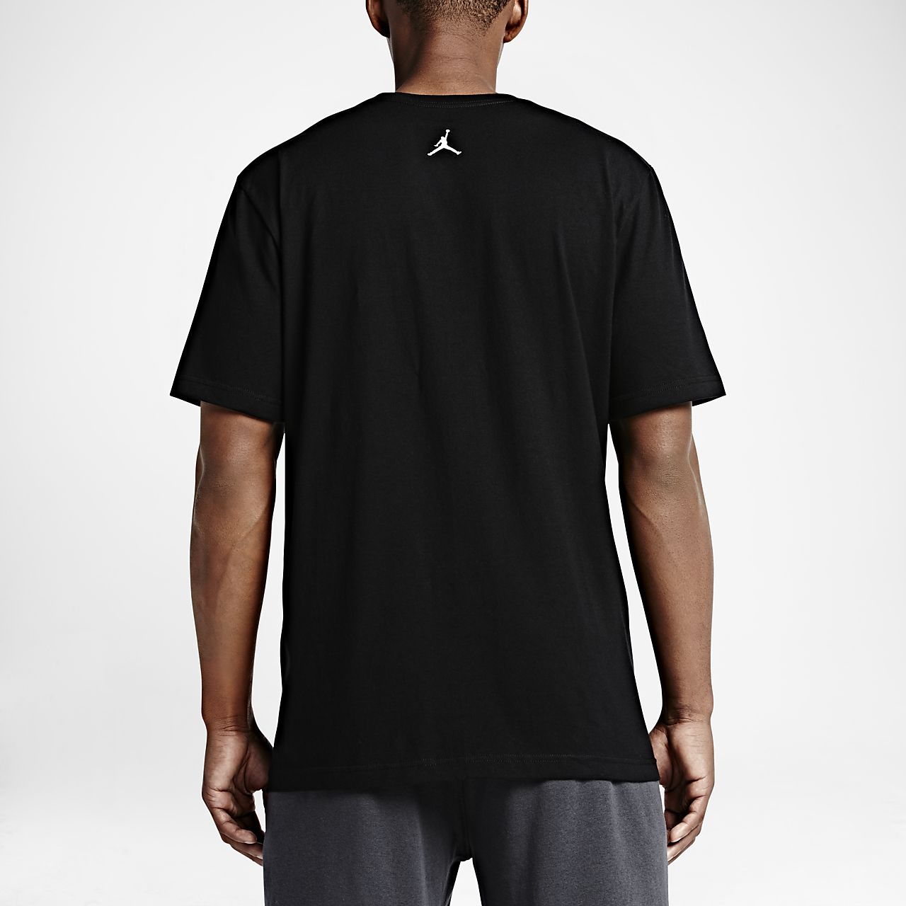 black and white jordan shirt