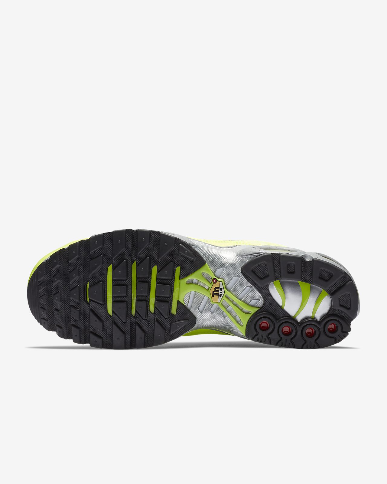 Nike air max outlet plus black/volt-dark grey-white 18ho-i