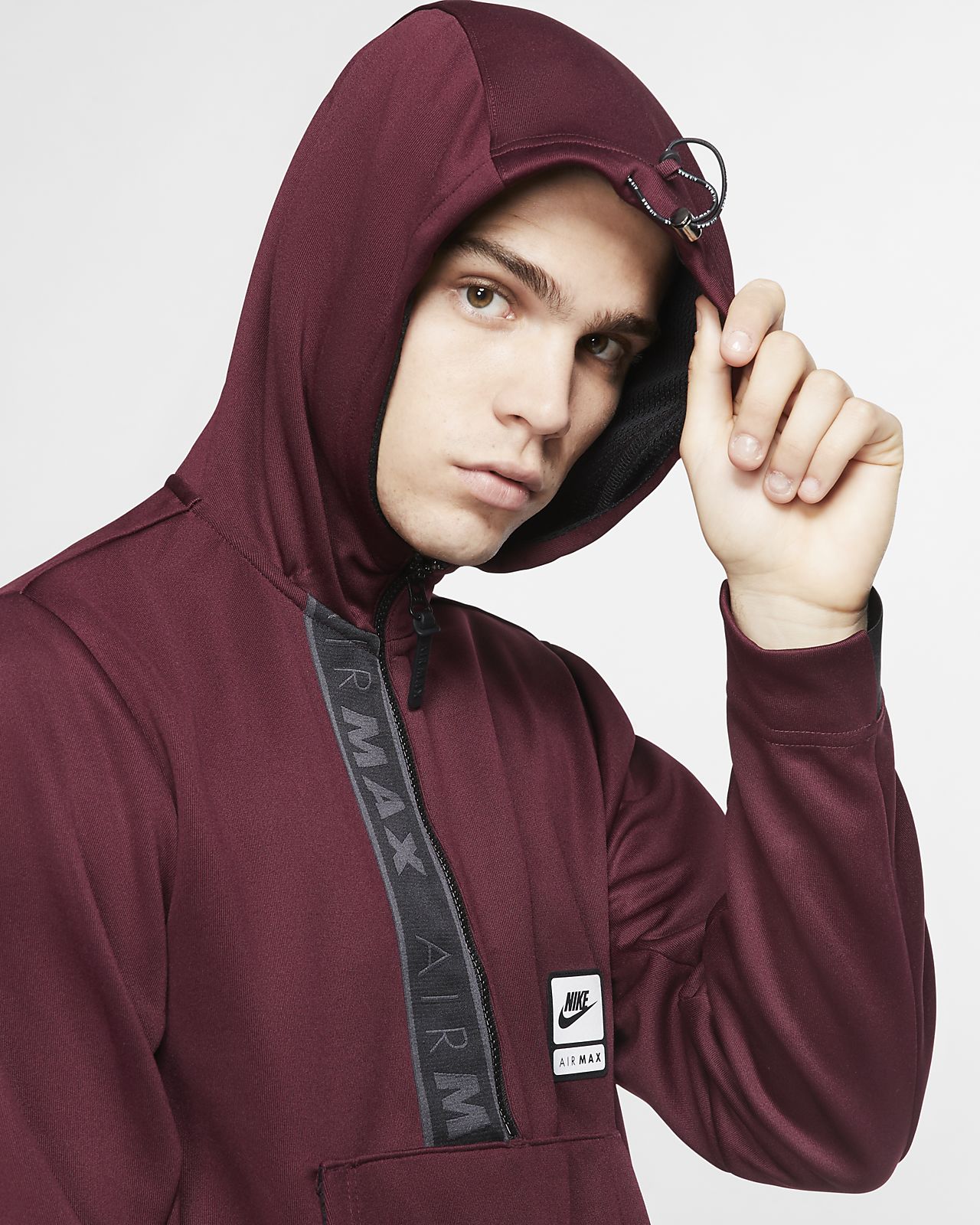 men's nike maroon hoodie