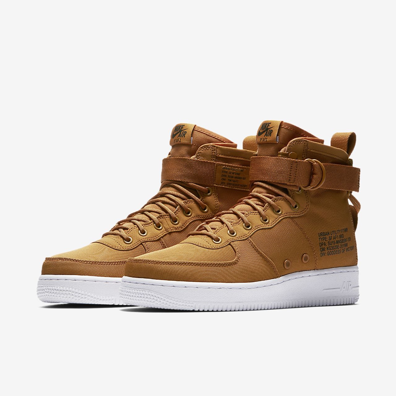 air force 1 mid wheat