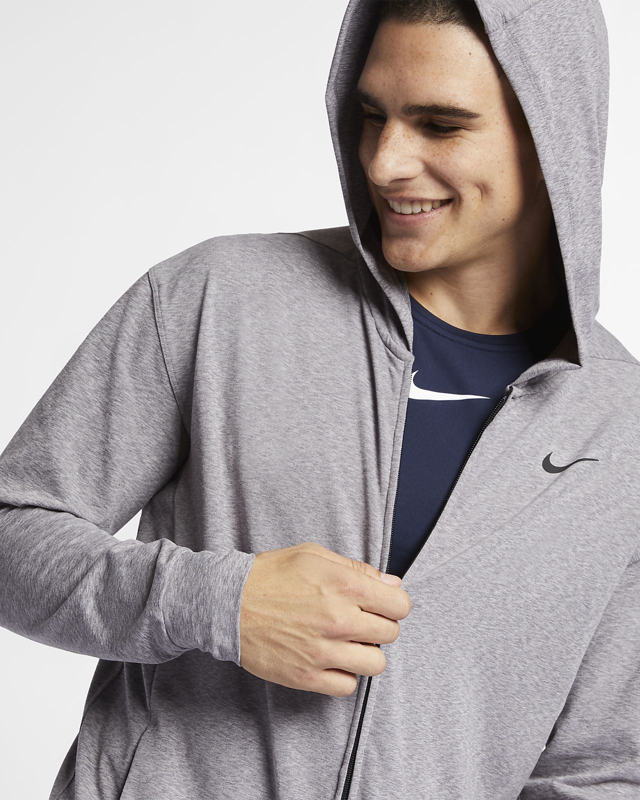 nike hooded zipper cardigan sweatshirt