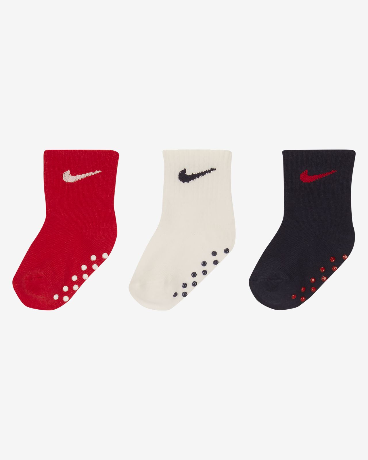 Nike Toddler Gripper Ankle Socks (3 Pairs). Nike.com