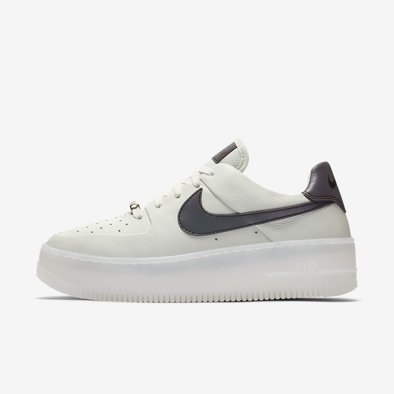 air force 1 sage trainers phantom white irridescent