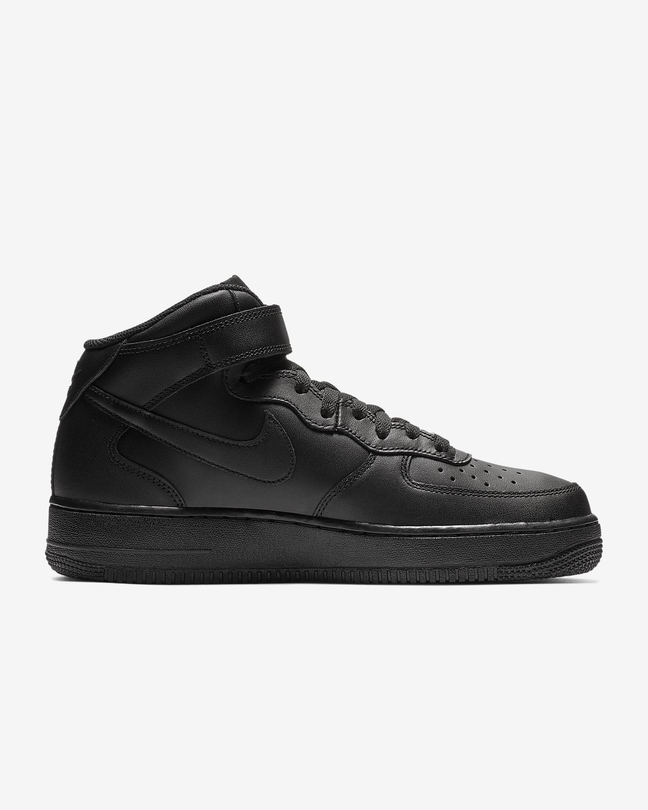 nike air force 1 mid hombre plata
