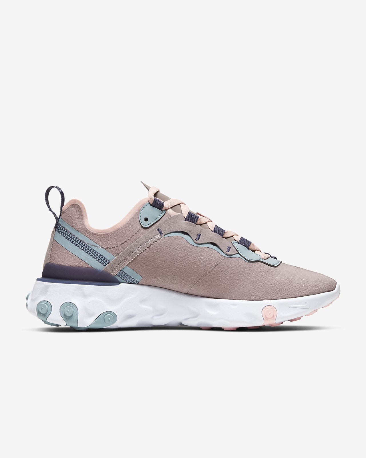 Nike React Element 55 Sneakers Ocean CubeAmethyst TintLuminous Green Nike React Element 55 Sneakers Ocean CubeAmethyst TintLuminous Green