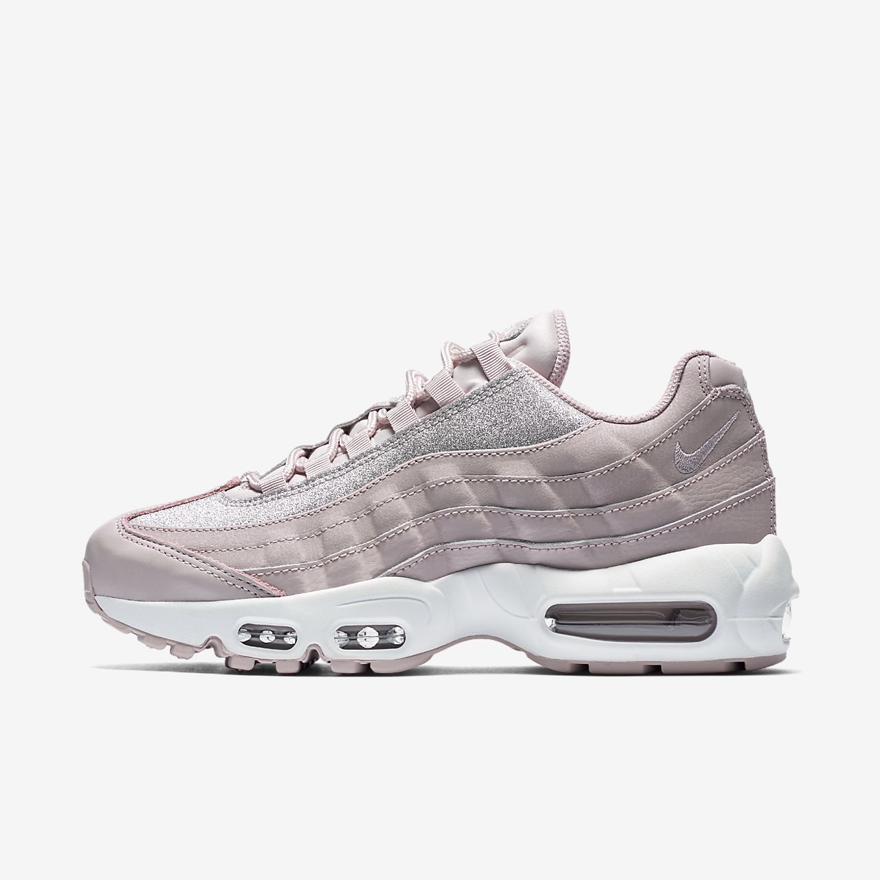 nike air max grau glitzer