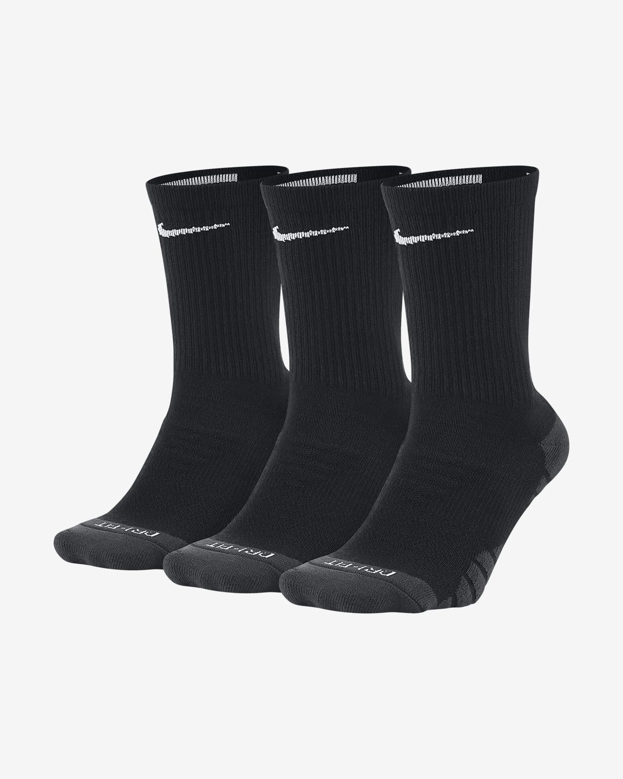 Nike Dry Cushion Crew Training Socks (3 Pair). Nike.com