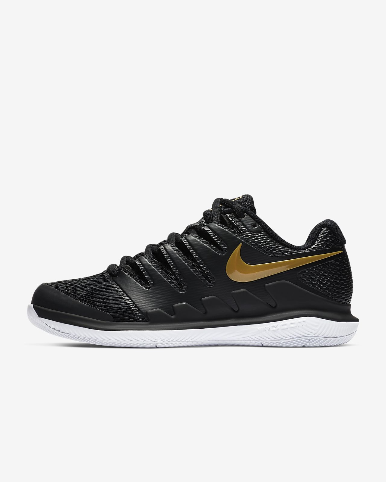 black and gold womens tennis shoes