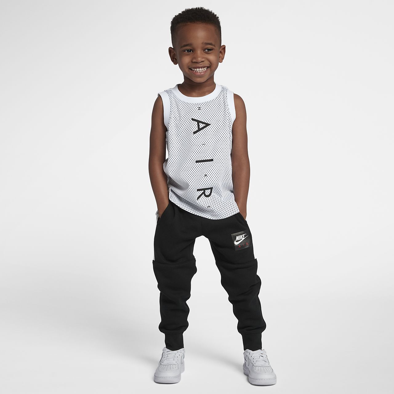 Does your 6-8 year old athletic boy wear tank tops?