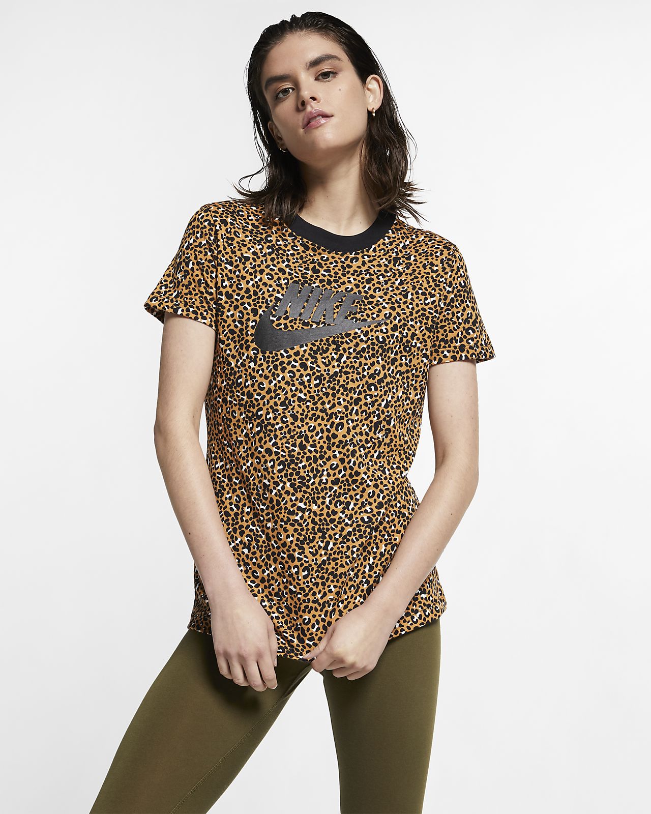 nike leopard print shirt