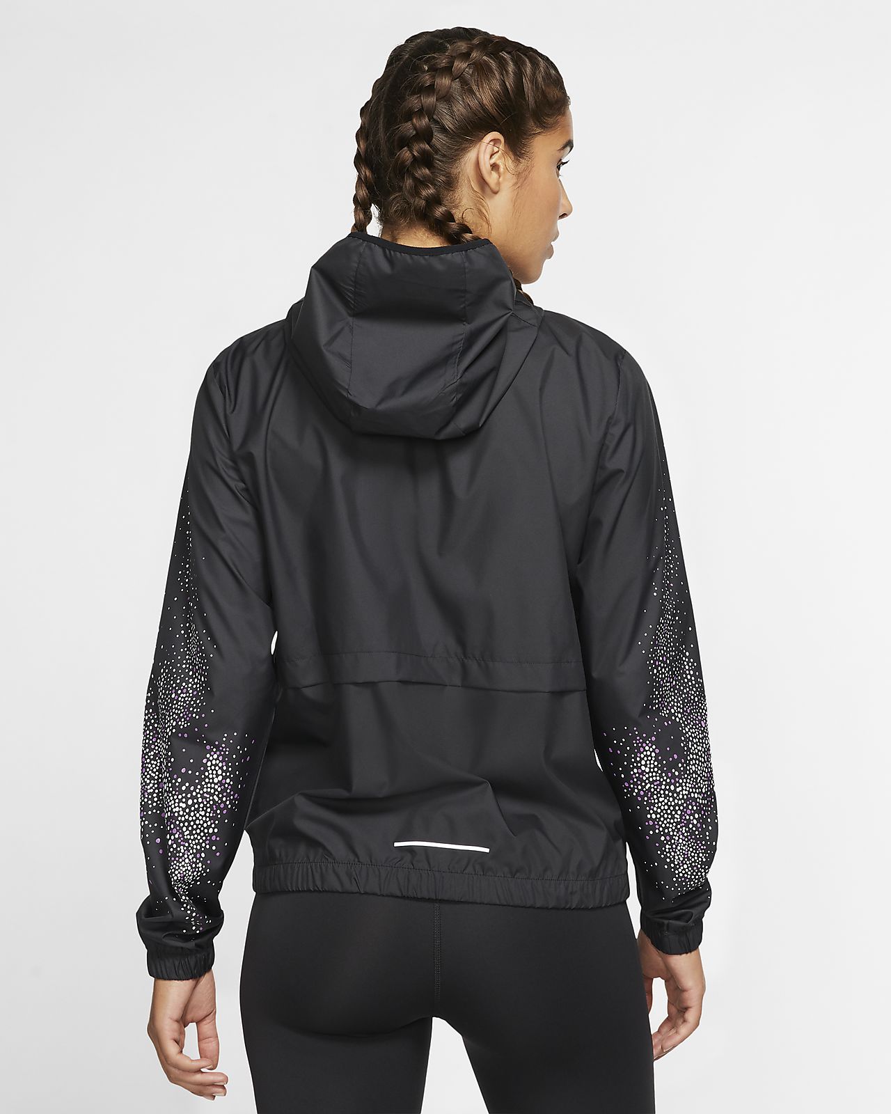 nike women's essential full zip running vest