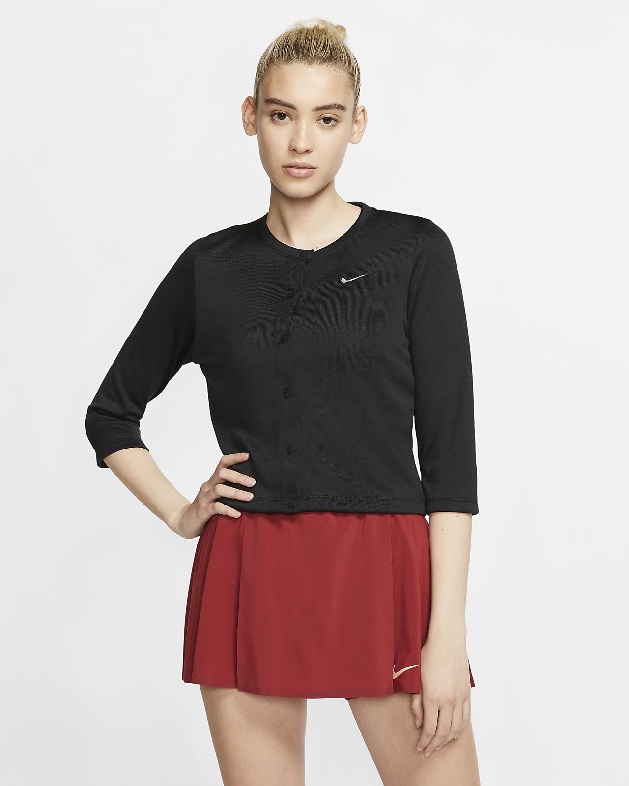 nike tennis cardigan