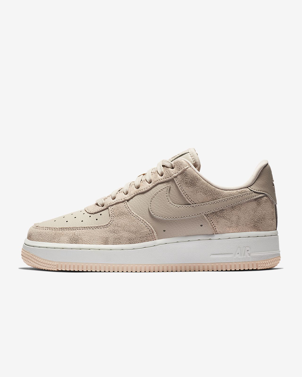 nike air force beige suede