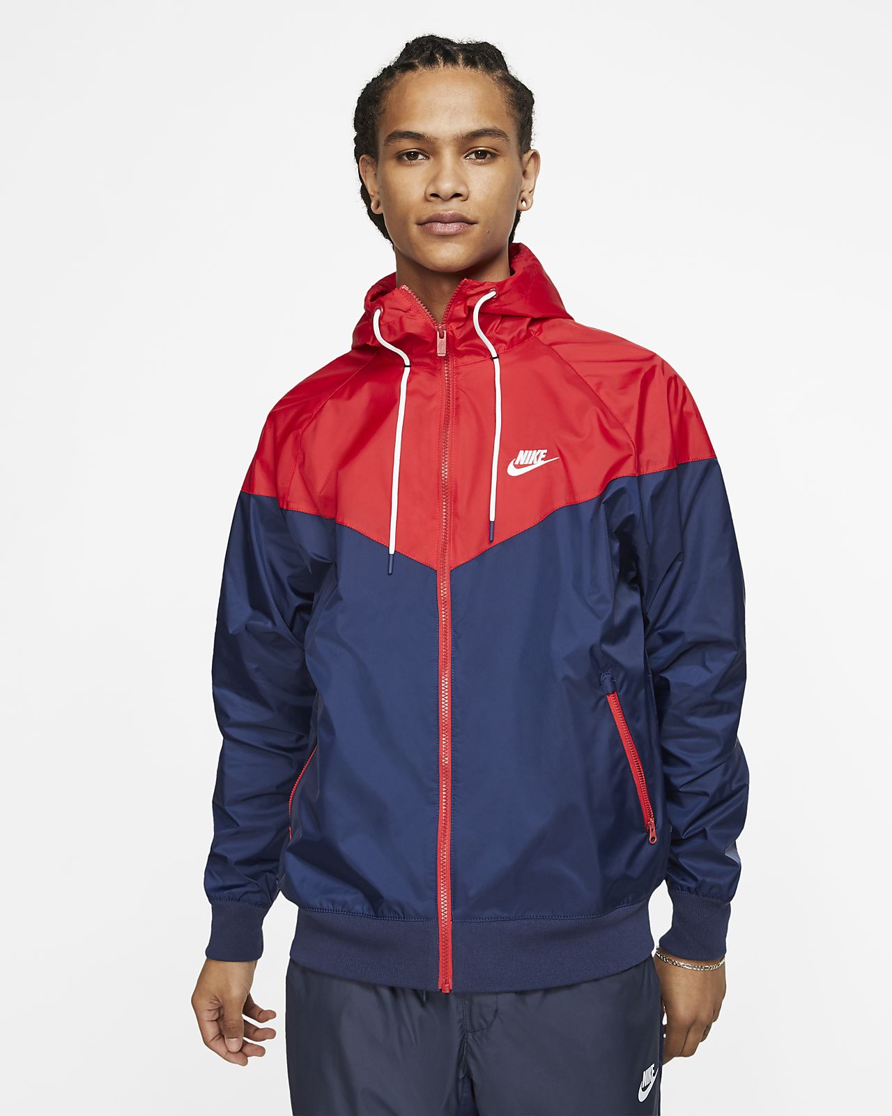 jordan windbreaker red