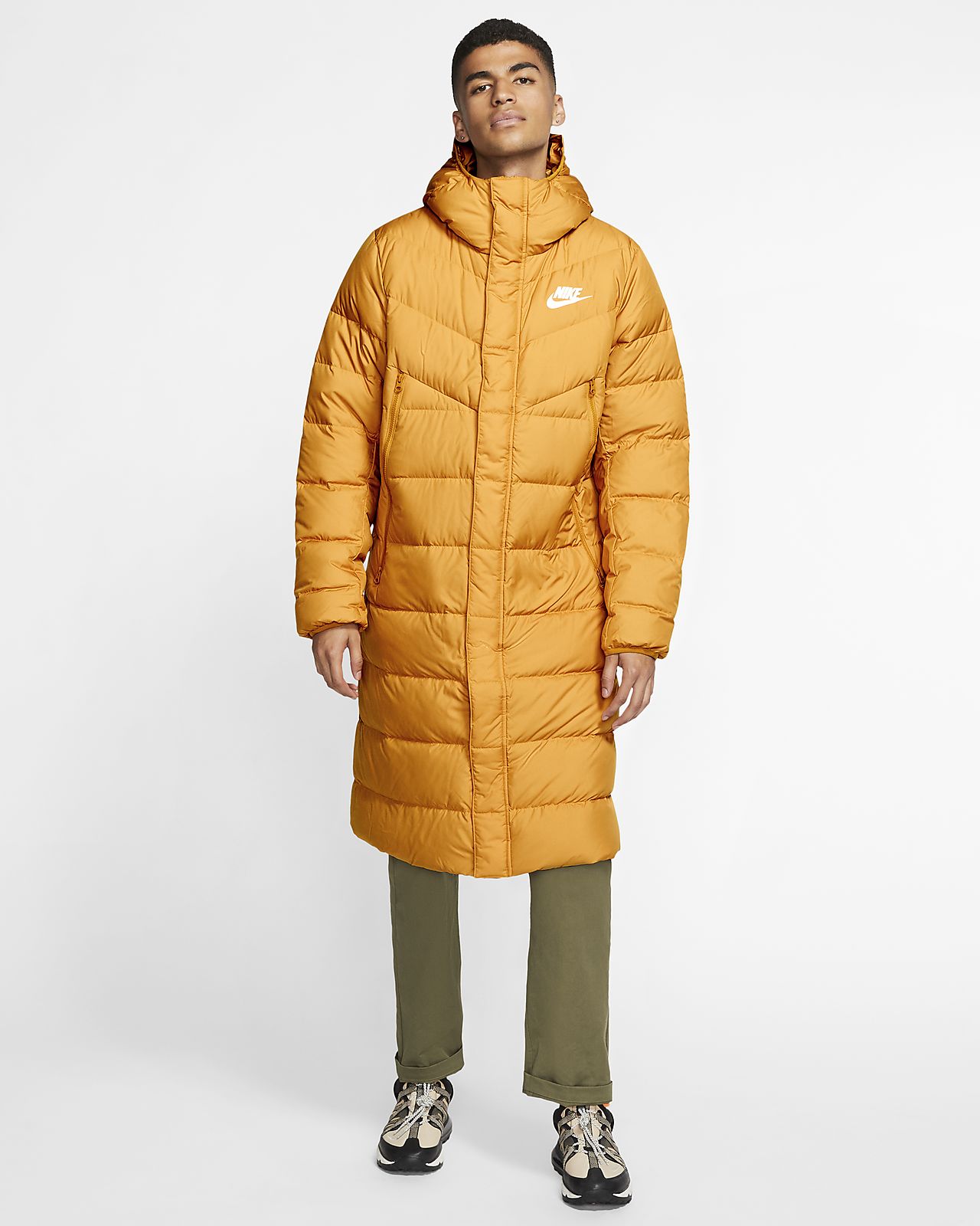 Nike Sportswear Windrunner Down Fill Puffer Parka mit Kapuze für Herren Nike Sportswear Windrunner Down Fill Puffer Parka mit Kapuze für Herren