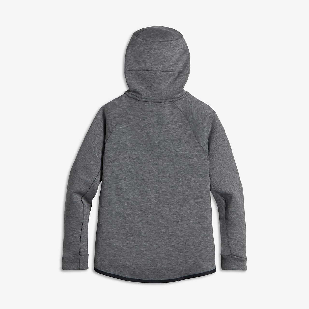 nike tech fleece hoodie kids grey