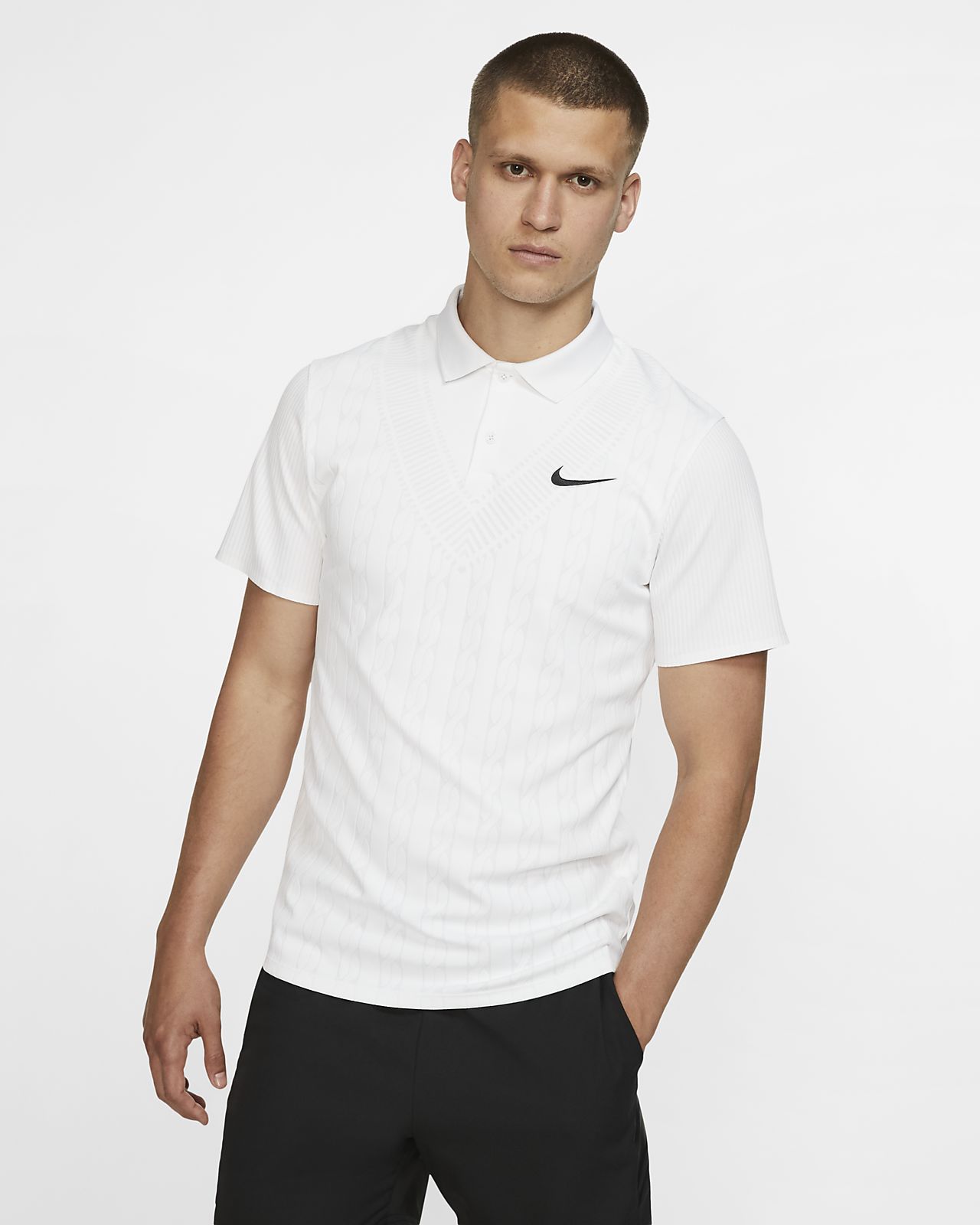nikecourt advantage men's tennis polo