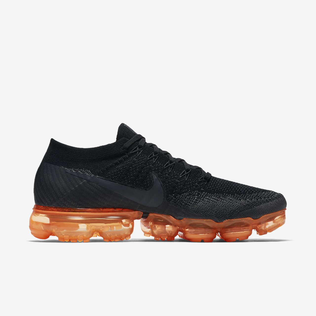 nike air vapormax orange and black