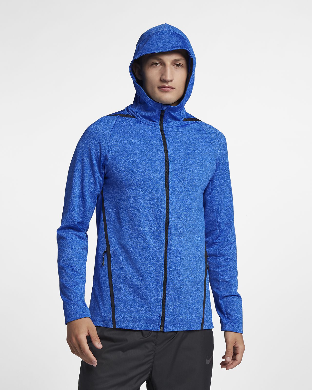 blue nike hoodie and sweatpants