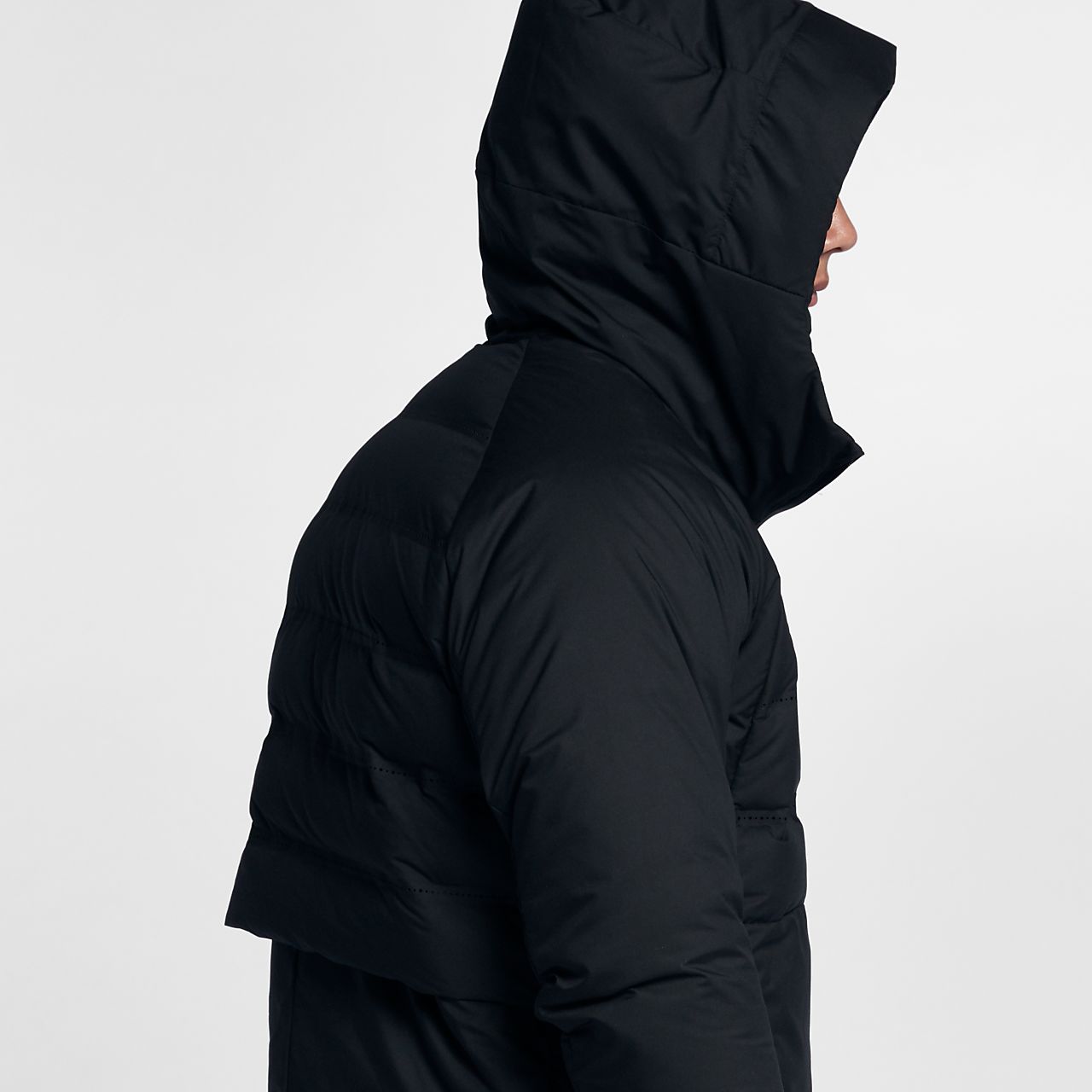 nike parka black