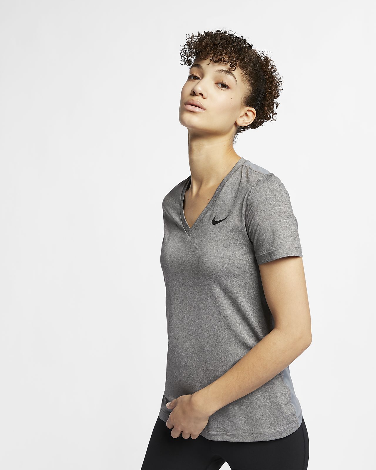 Womens Nike Cool Victory Dri Fit Base Layer Tee - FitnessRetro