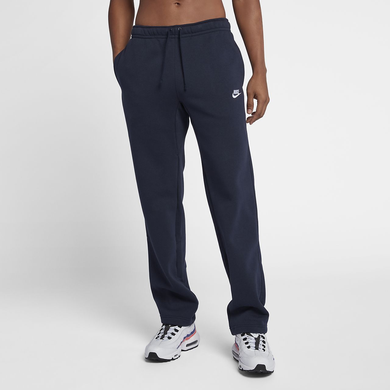 open bottom sweatpants nike