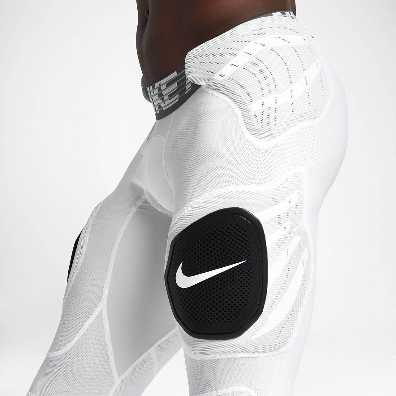 Nike Pro HyperStrong Hard Plate Men's 3/4 Football Tights.