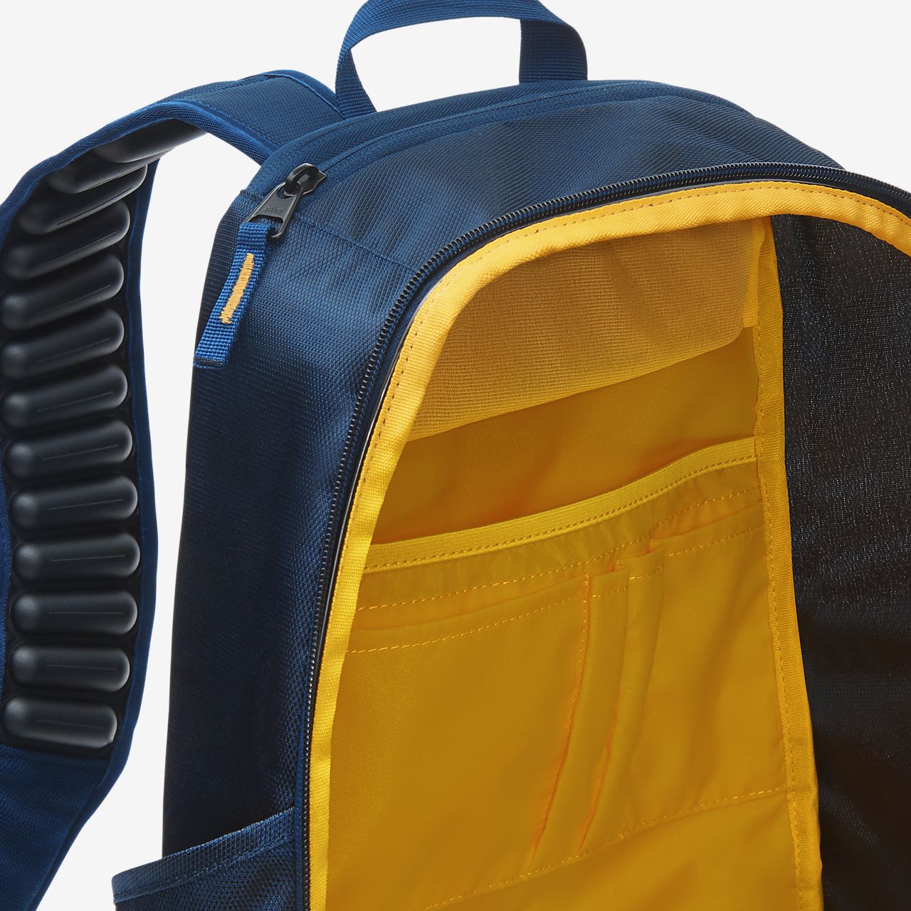 nike blue and yellow backpack