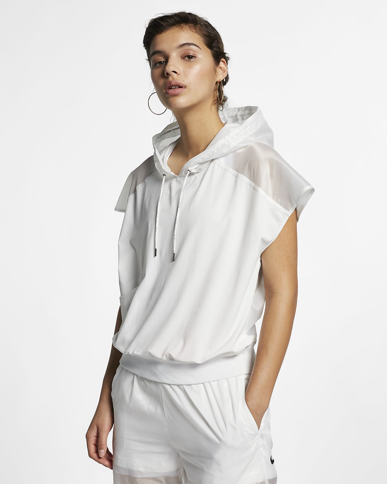 nike womens gilet black