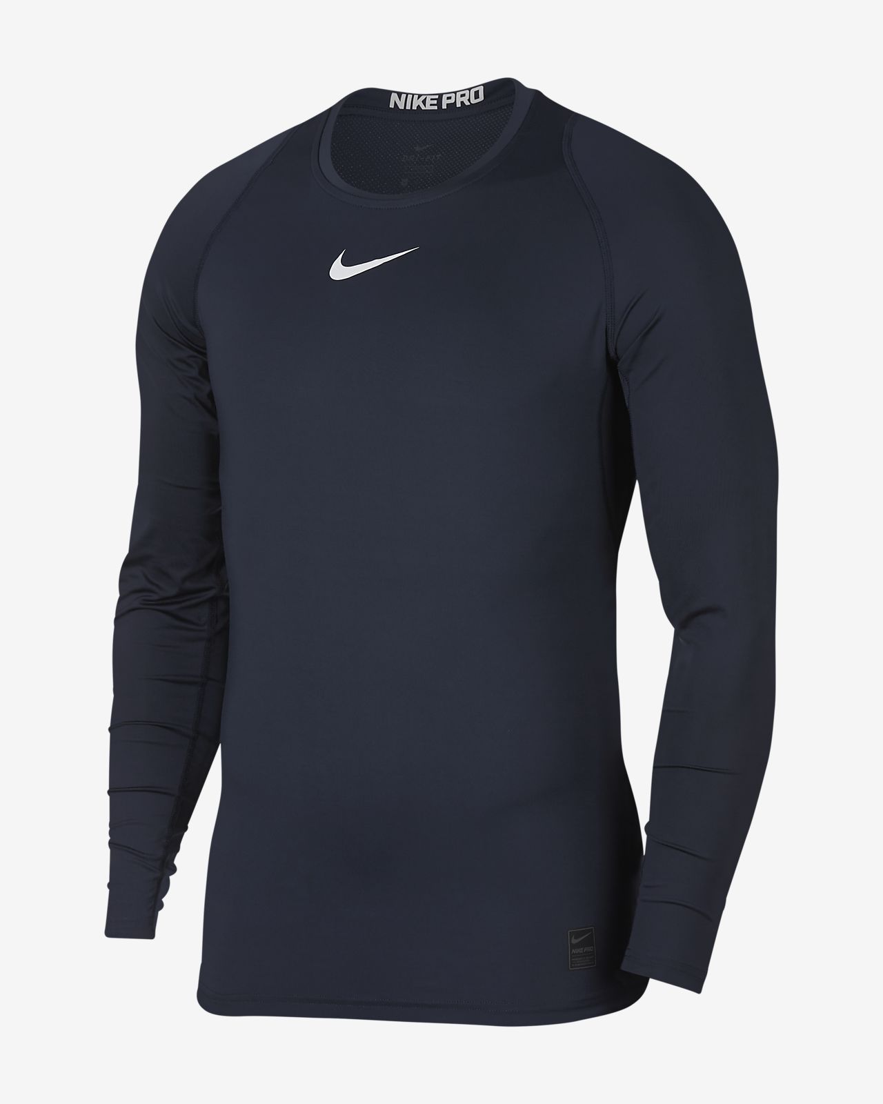 Nike Pro Top Men S Fitted Long Sleeve Top