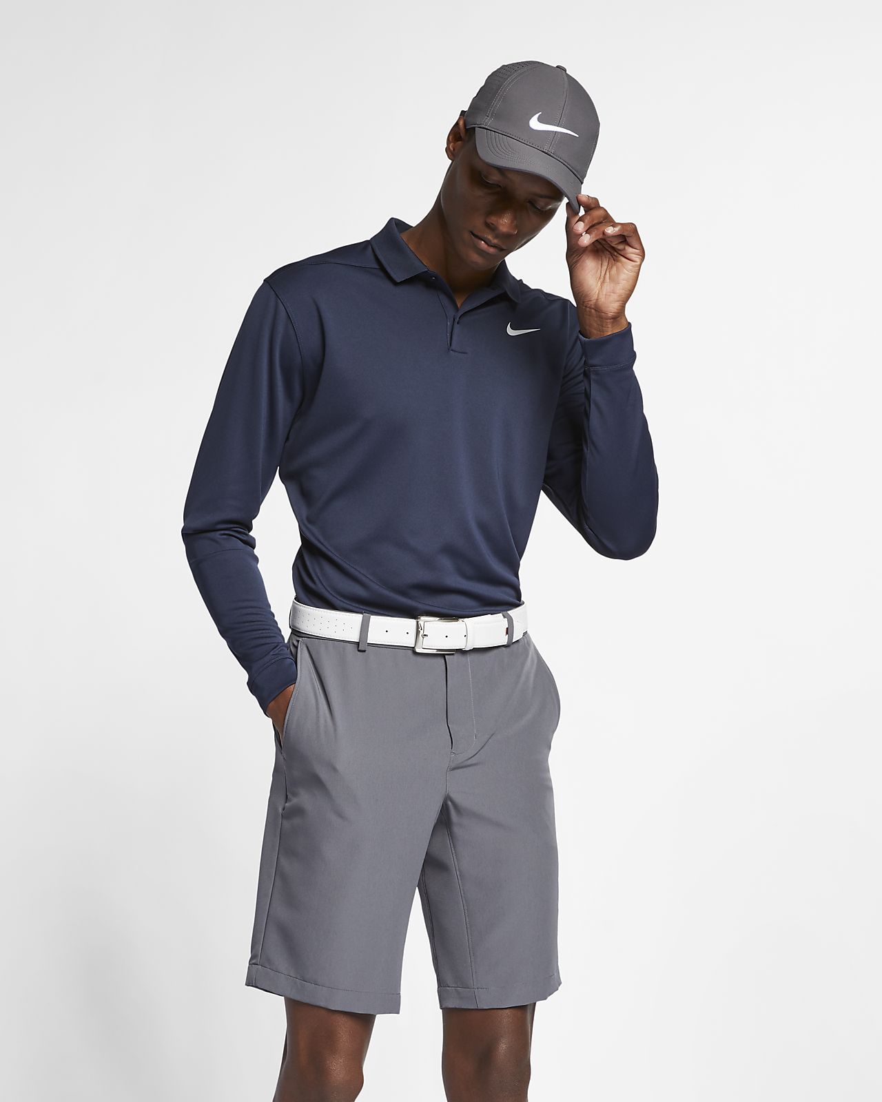 Nike Dri-FIT Victory Men's Long Sleeve Standard Fit Golf Polo