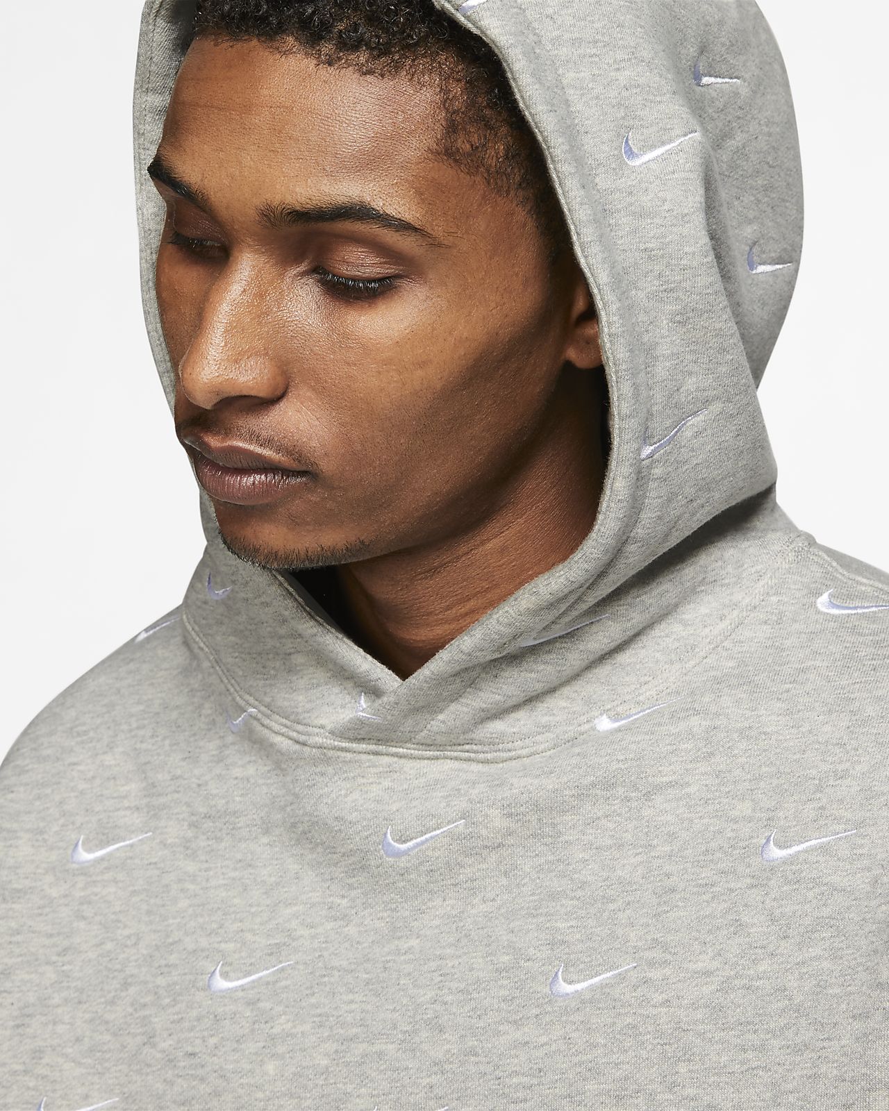 sweat à capuche avec logo swoosh