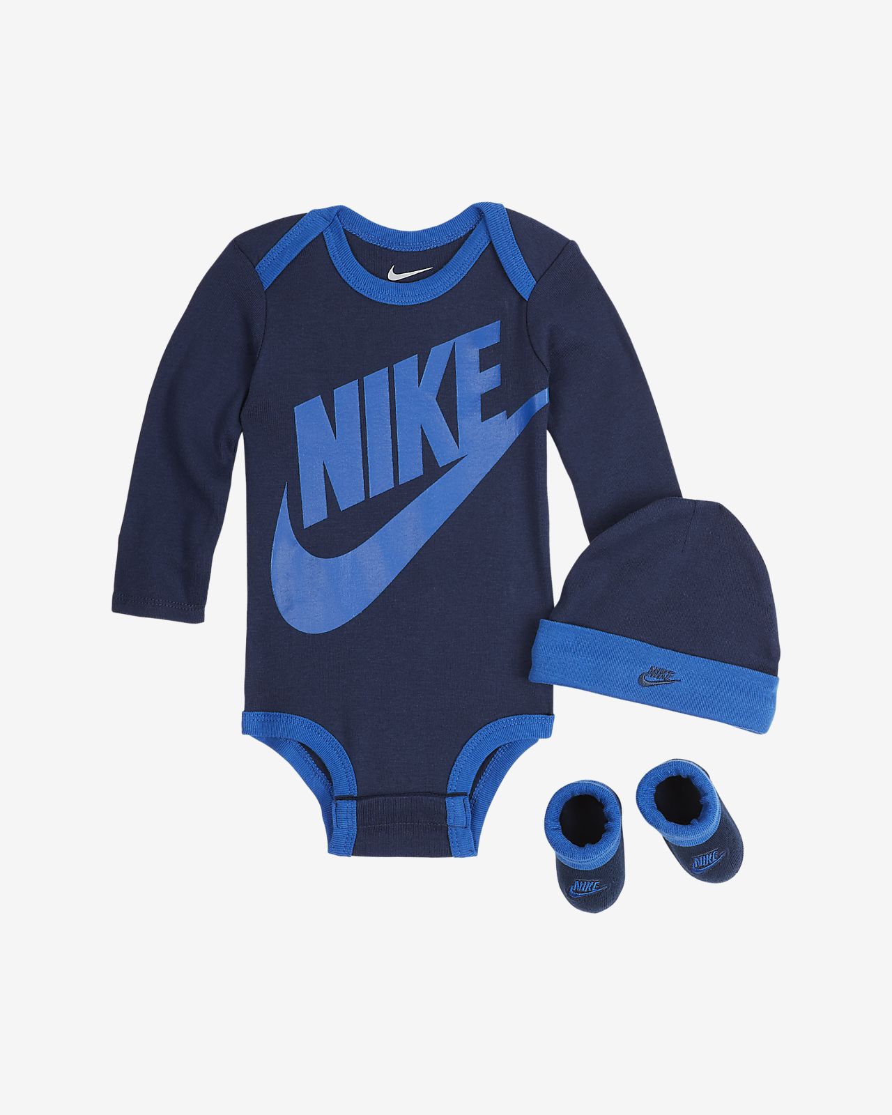 nike baby hat and booties