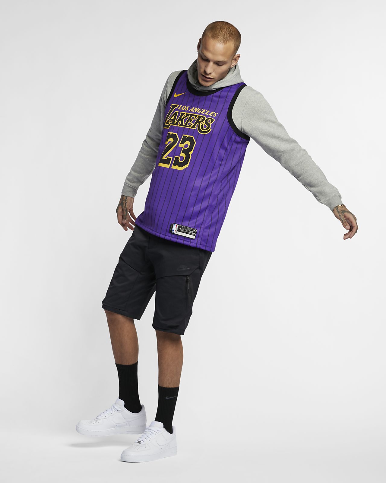 lakers city edition shorts purple