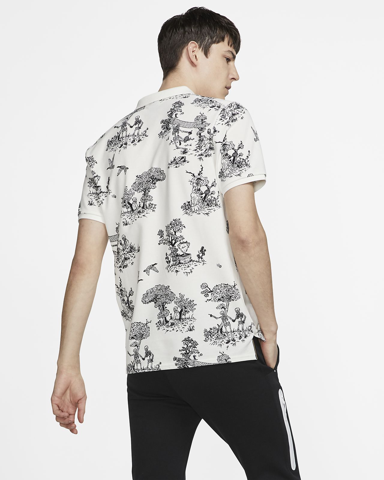 nike skeleton tennis shirt