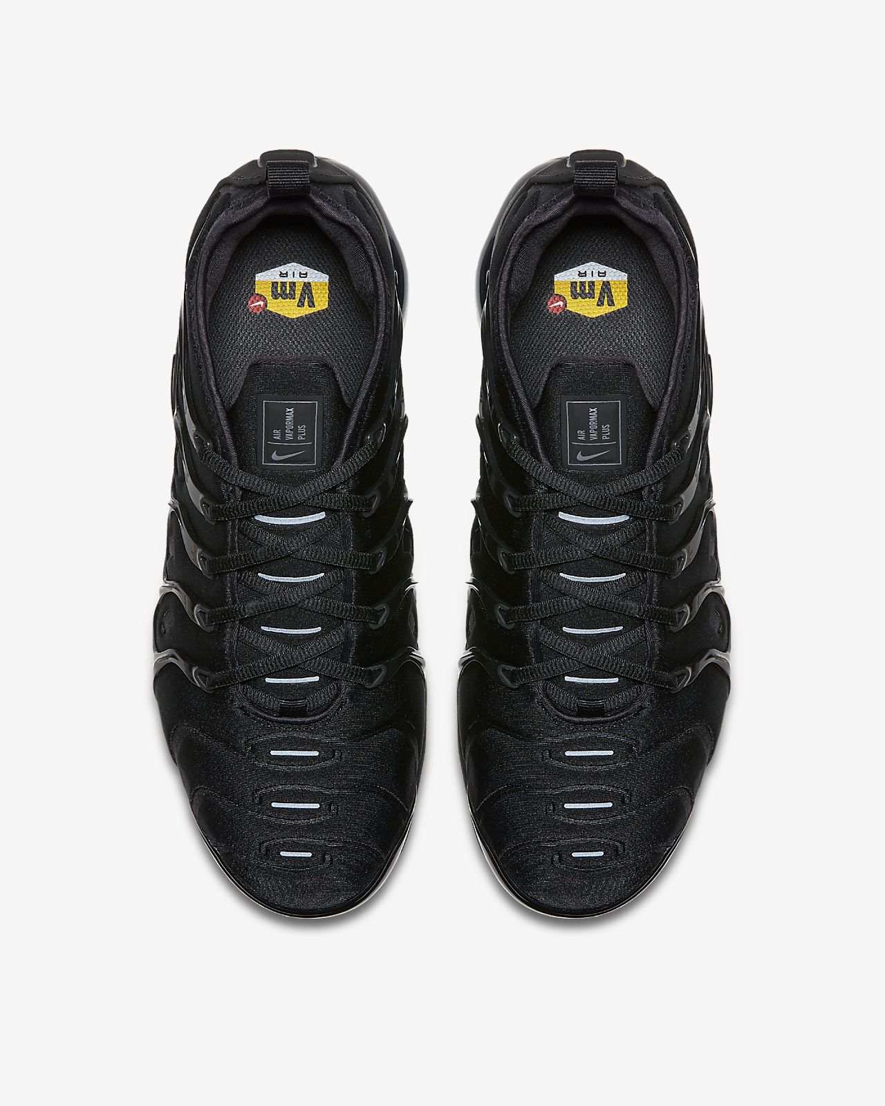 Nike Air VaporMax Plus férfi cipő. Nike HU Nike VaporMax Gliese Férfi FeketeFehér Utcai Cipő