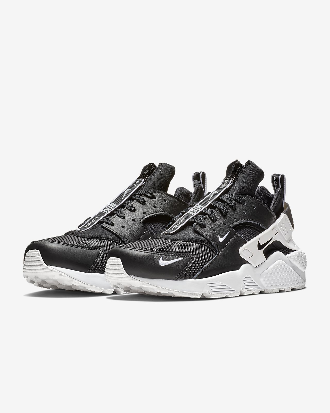 men's nike huarache premium zip running shoes