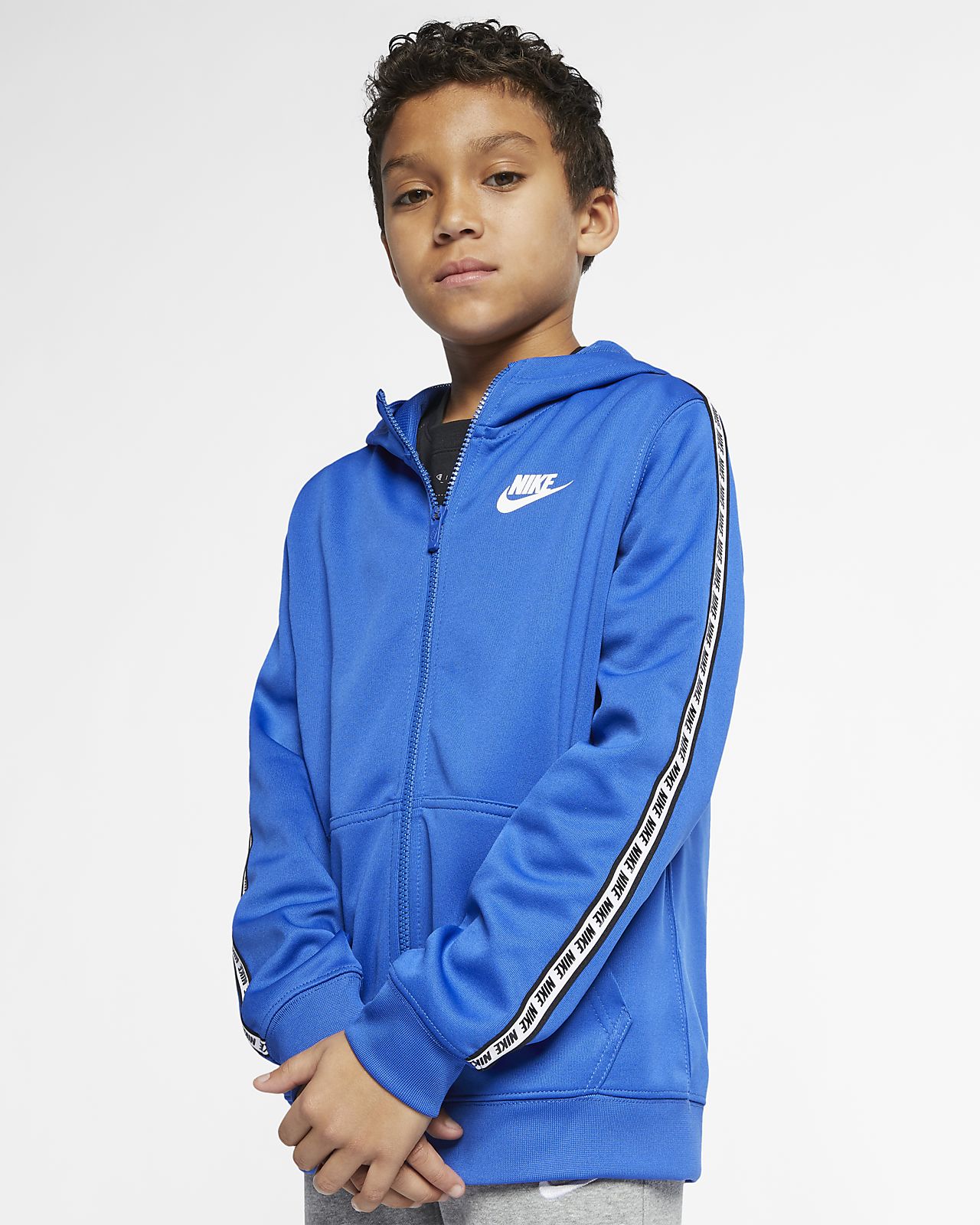 Nike Sportswear Older Kids' Full-Zip Hoodie. Nike.com NZ