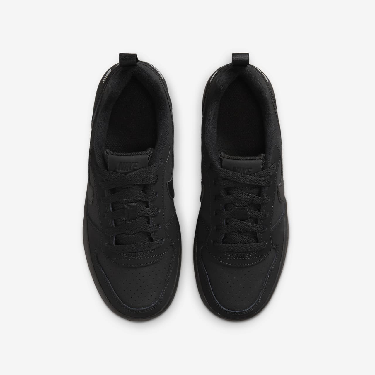 nike court borough triple black