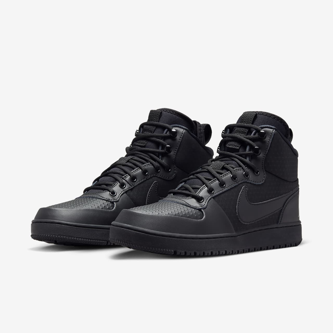 nike court borough mid winter mens basketball shoes