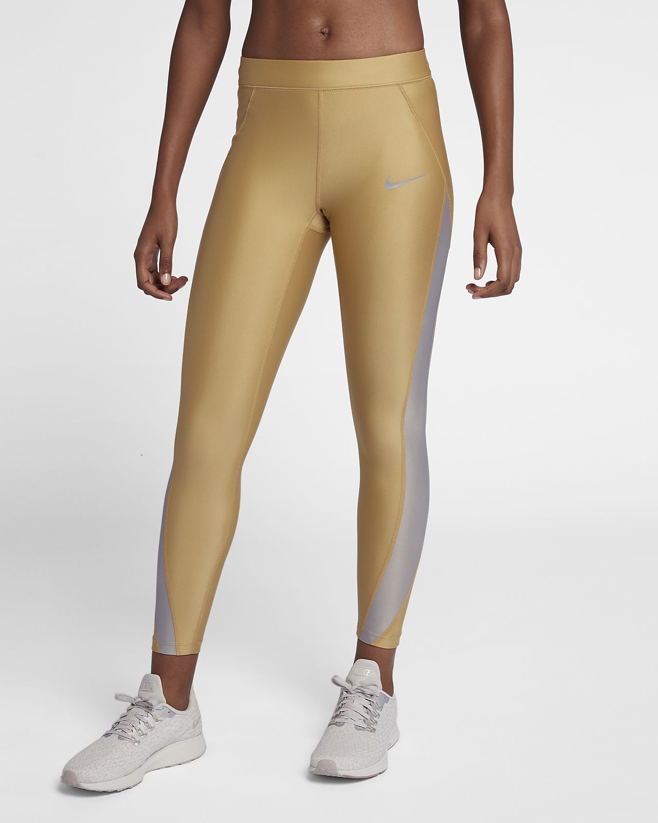 metallic running tights