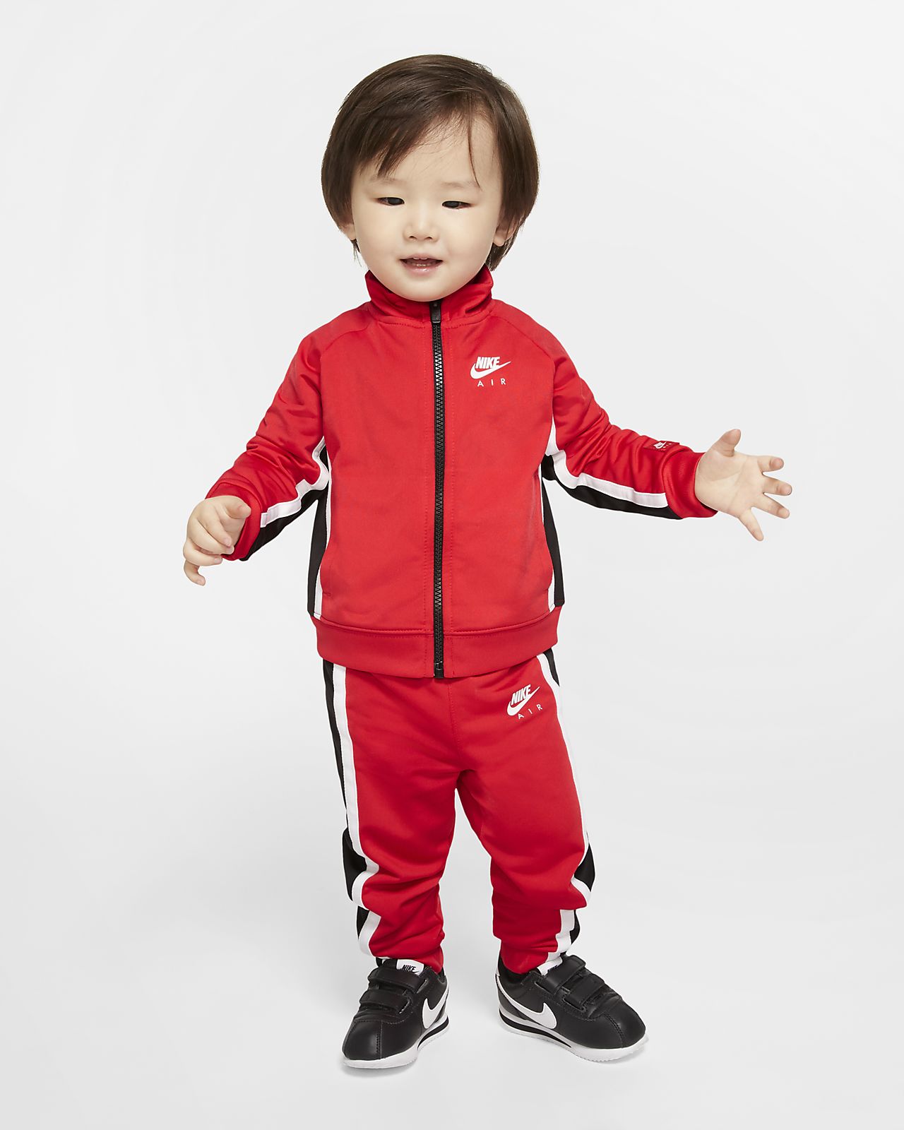 baby red tracksuit